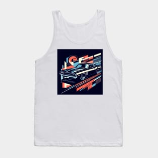 Car Dodge Challenger 1970 Tank Top